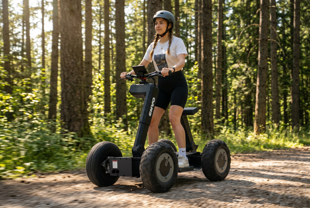 Much better stability than a typical scooter