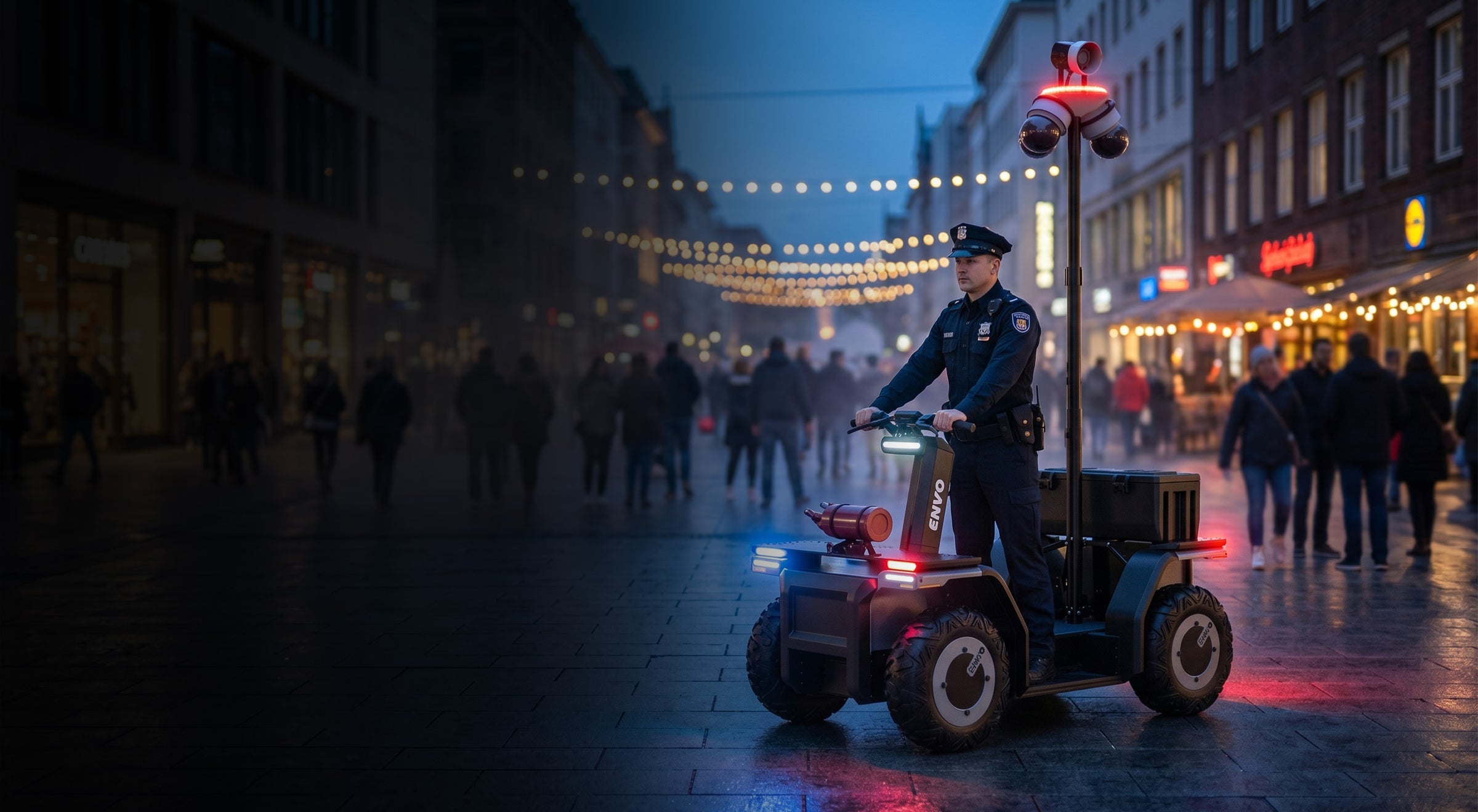 Police Patrolling and Security Mobility