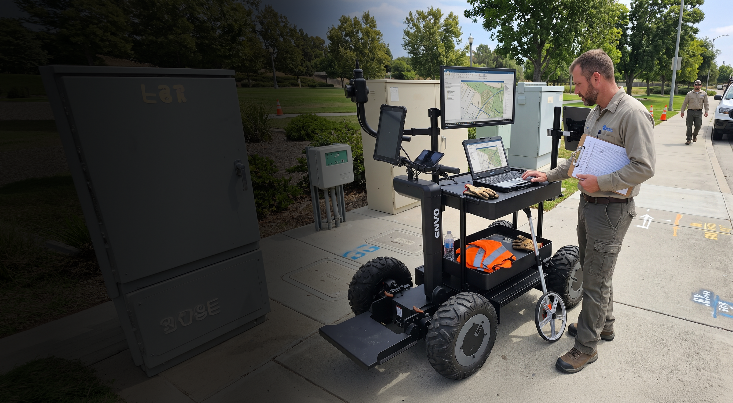 Electric Mobile Work Station.