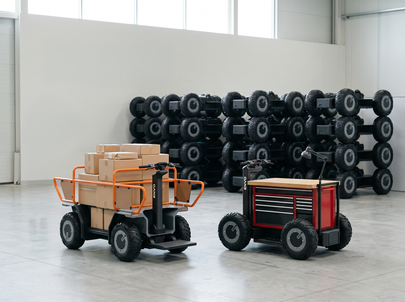 Warehouse and Production Line Light Electric Transporters Partnerships