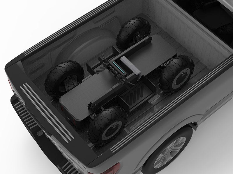 Smaller than a car. More capable than a cart.