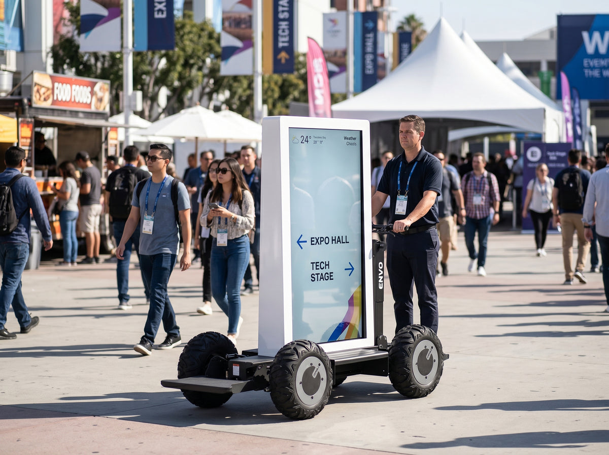 Brings displays and brand experiences directly to people