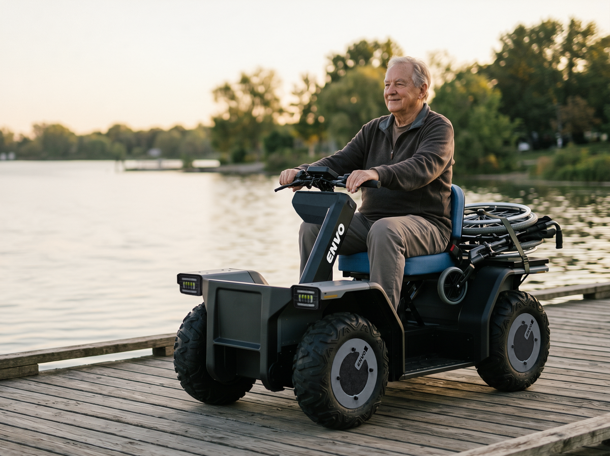 More stable and confidence-inspiring than basic mobility scooters