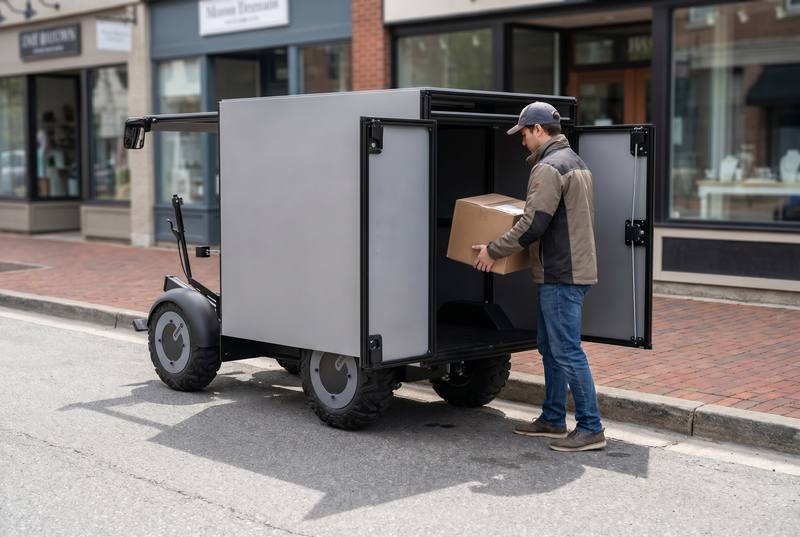 Last-mile parcel and package delivery