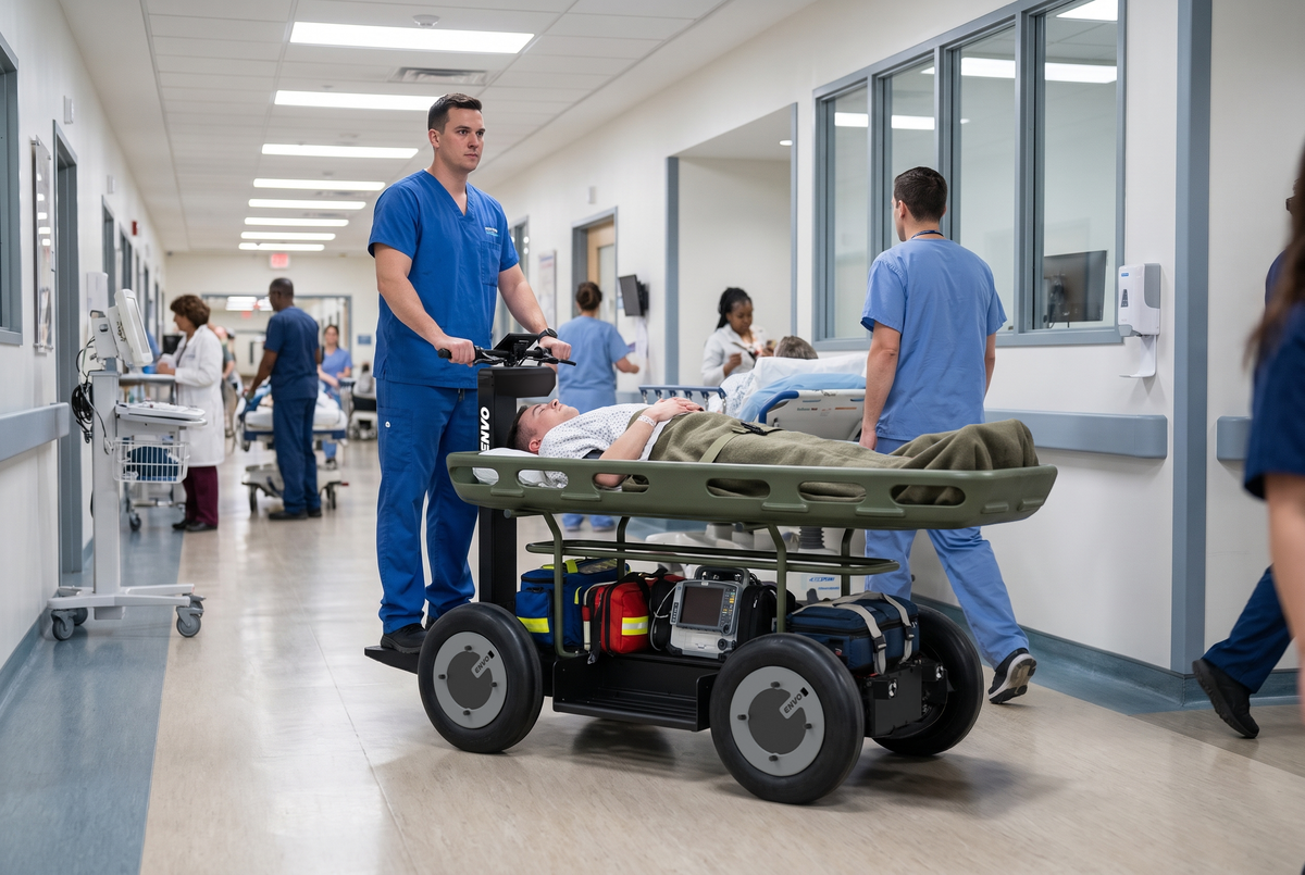 Supports staff, supplies, and medical movement together