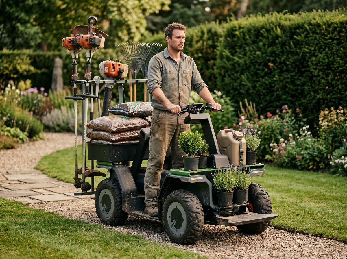 Today's groundskeeping reality.