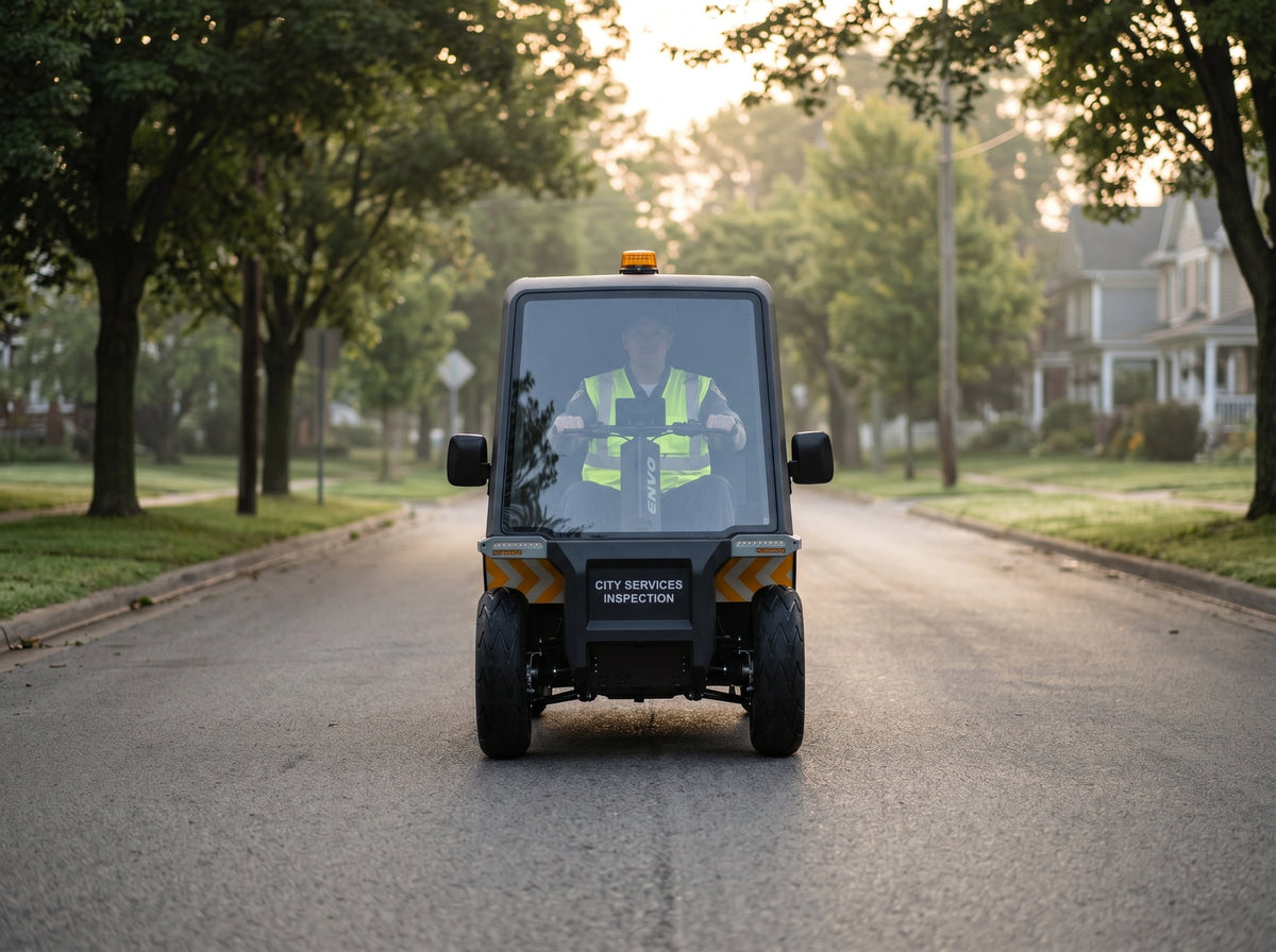 Public works, parks, and inspection EV configurations.