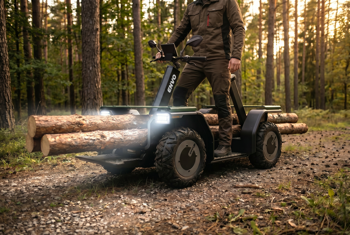More utility than a typical ATV layout